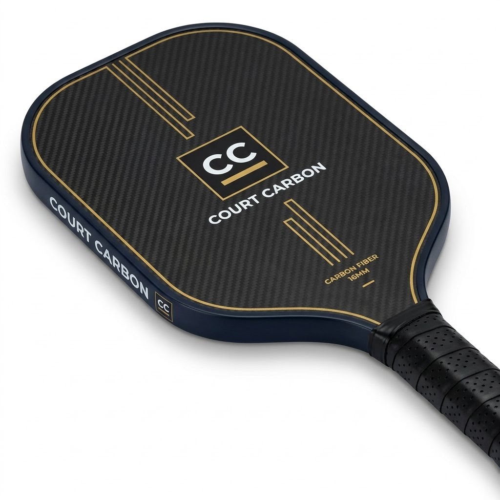 Court Carbon Paddle, three quarter
